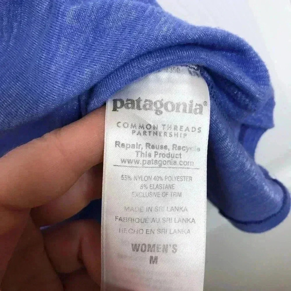 Patagonia Glorya T-Shirt Purple Size  Medium - Picture 10 of 16